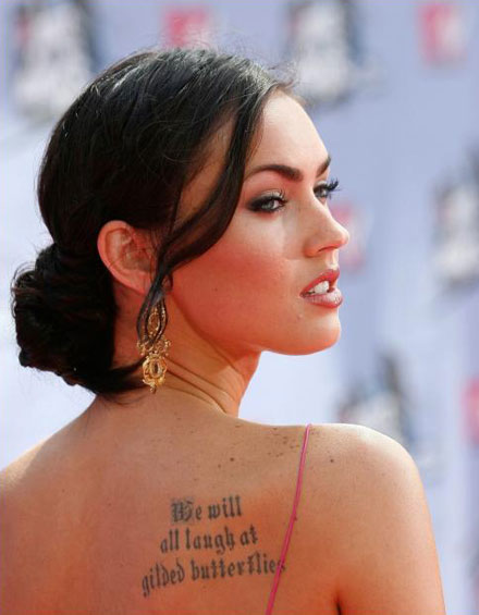 Click here for Katie Nicholl's celebrity blog. Celebrities Tattoo Design